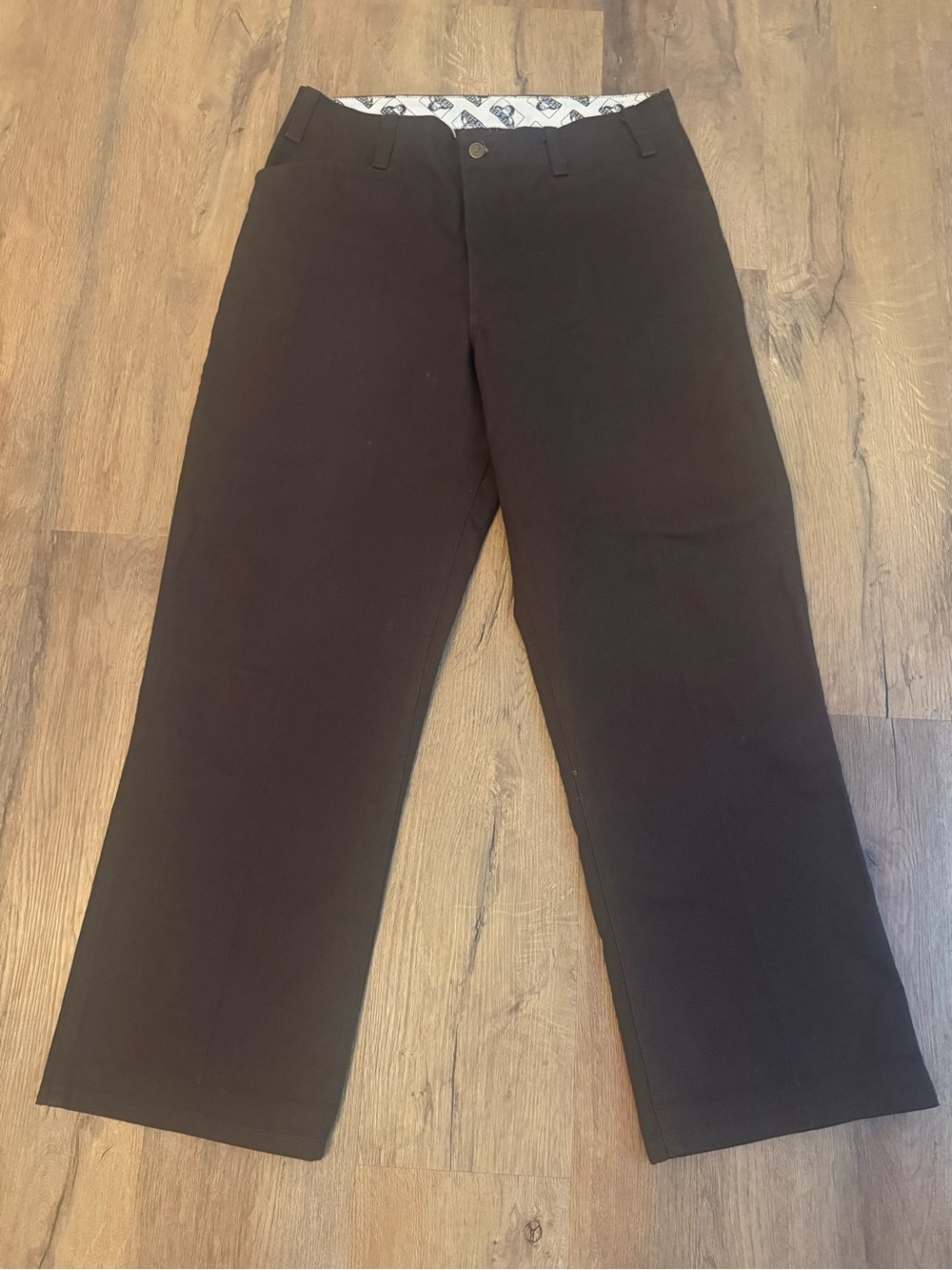 Ben Davis Dark Brown Straight-Leg Chinos